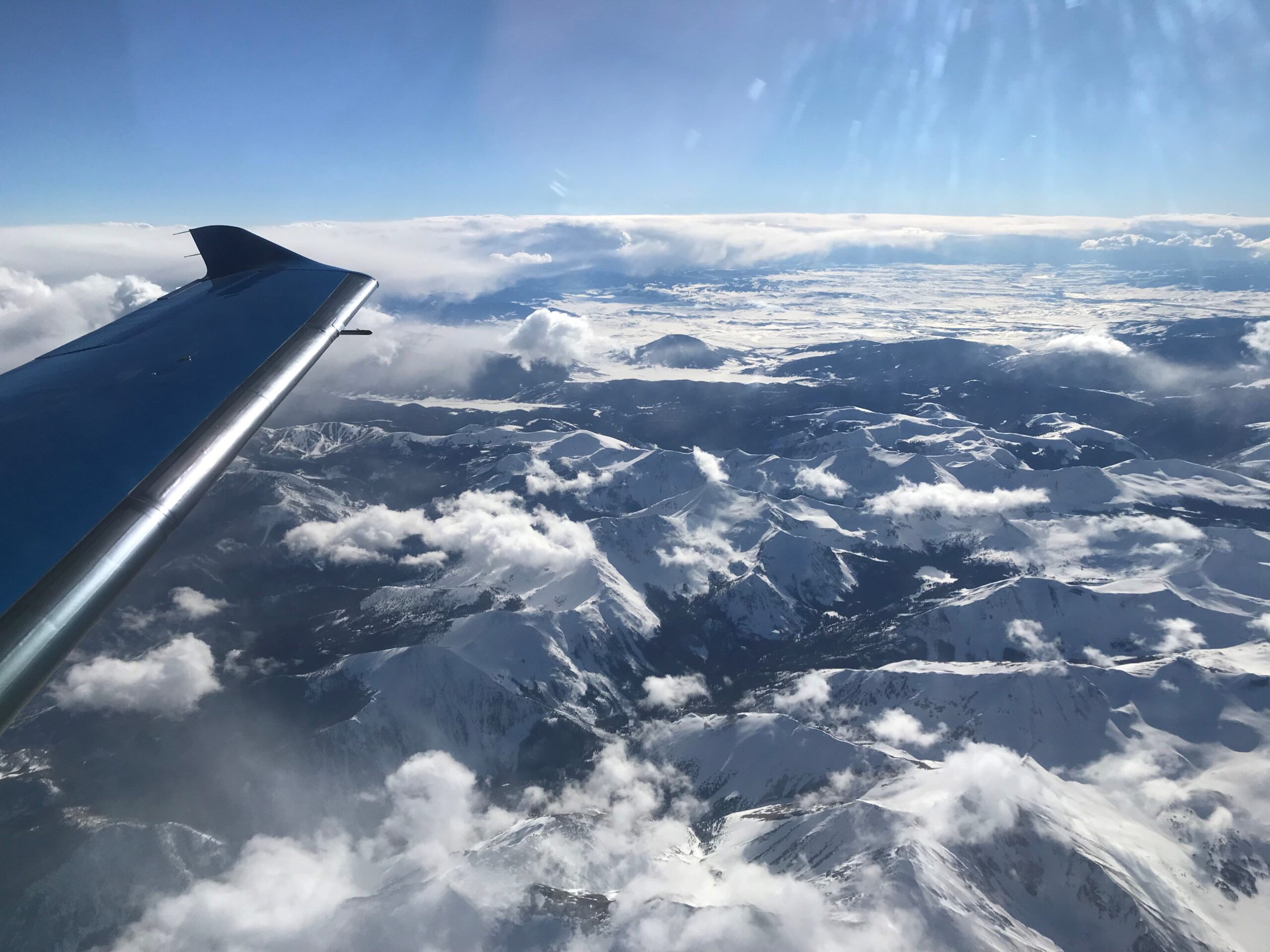 Flying to Aspen Colorado